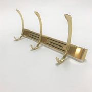 Vintage brass coat rack, 1970s