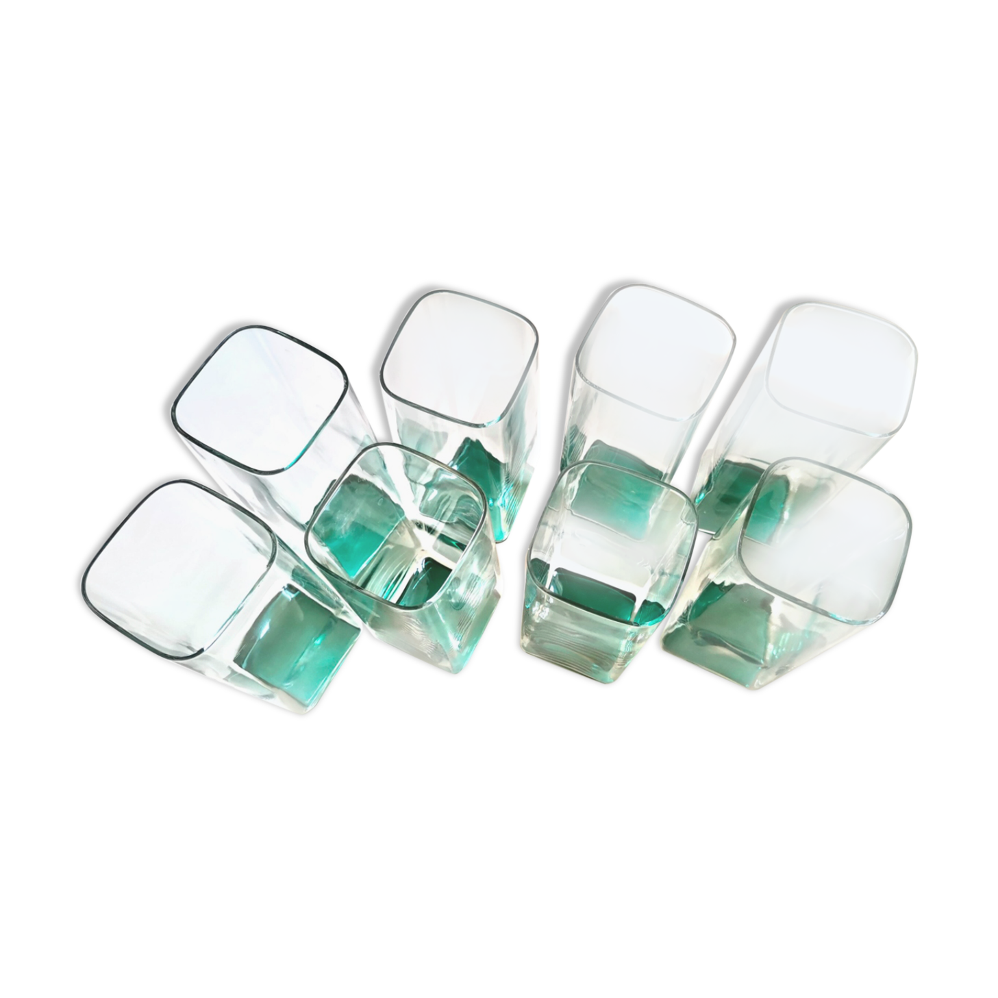 Set of 1970s glasses