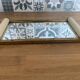 Vintage 1950s roller mirror plateau in very good condition.