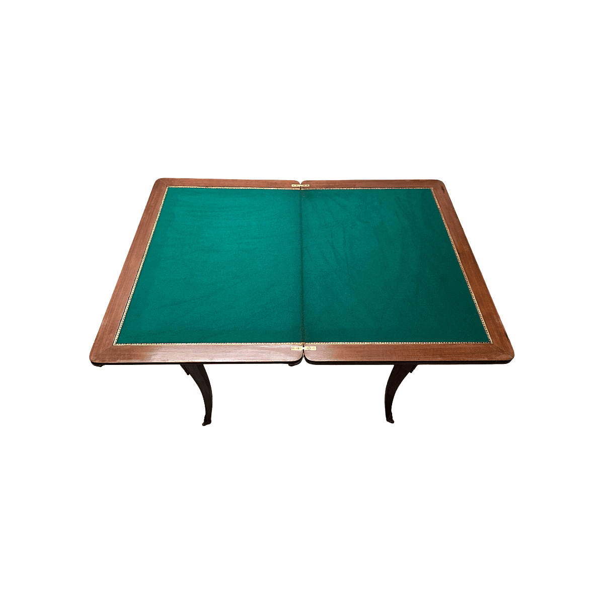 French Louis XV Style Gaming Table With Marquetry, 1960s