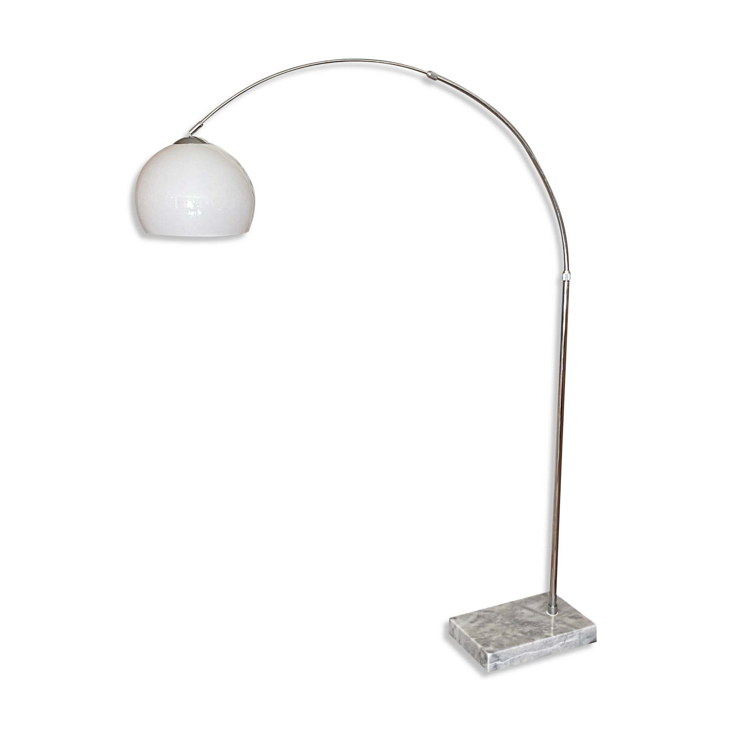Arc floor lamp, 1970, marble foot