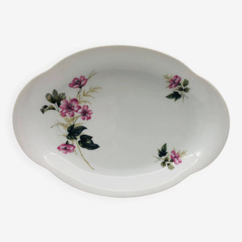 Plat de Service oval en porcelaine de Limoges, Chastagner