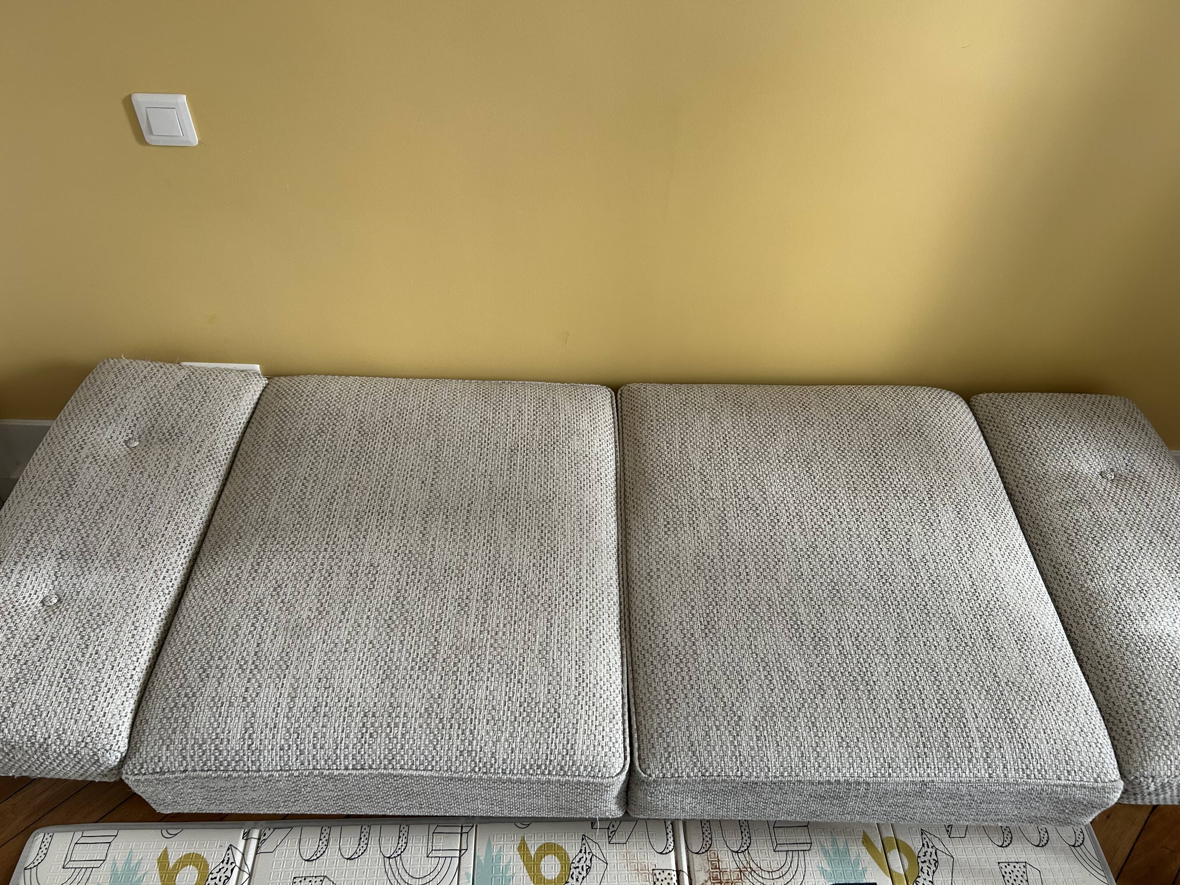 Daubes Stella Knoll - retapissé kvadrat gris