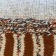 Set of 2 knitted wool cushions