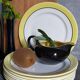 Eight dessert plates from Salins service "Menton" 50s