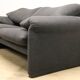 “Maralunga” sofa by Vico Magistretti for Cassina in tweed