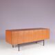1950s Teak sideboard on black metal base model: B20 by Dieter Wäckerling f