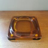 Vintage amber glass empty pocket