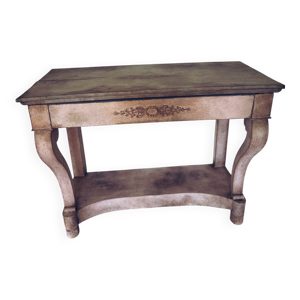 console shabby chic patine