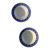 Two flower plates