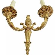 2 anciennes appliques bronze style Louis XVI