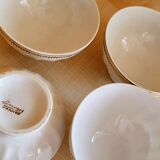 Set de 4 bols blancs en porcelaine