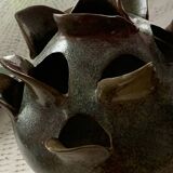 “Artichoke” vase in Vallauris stoneware