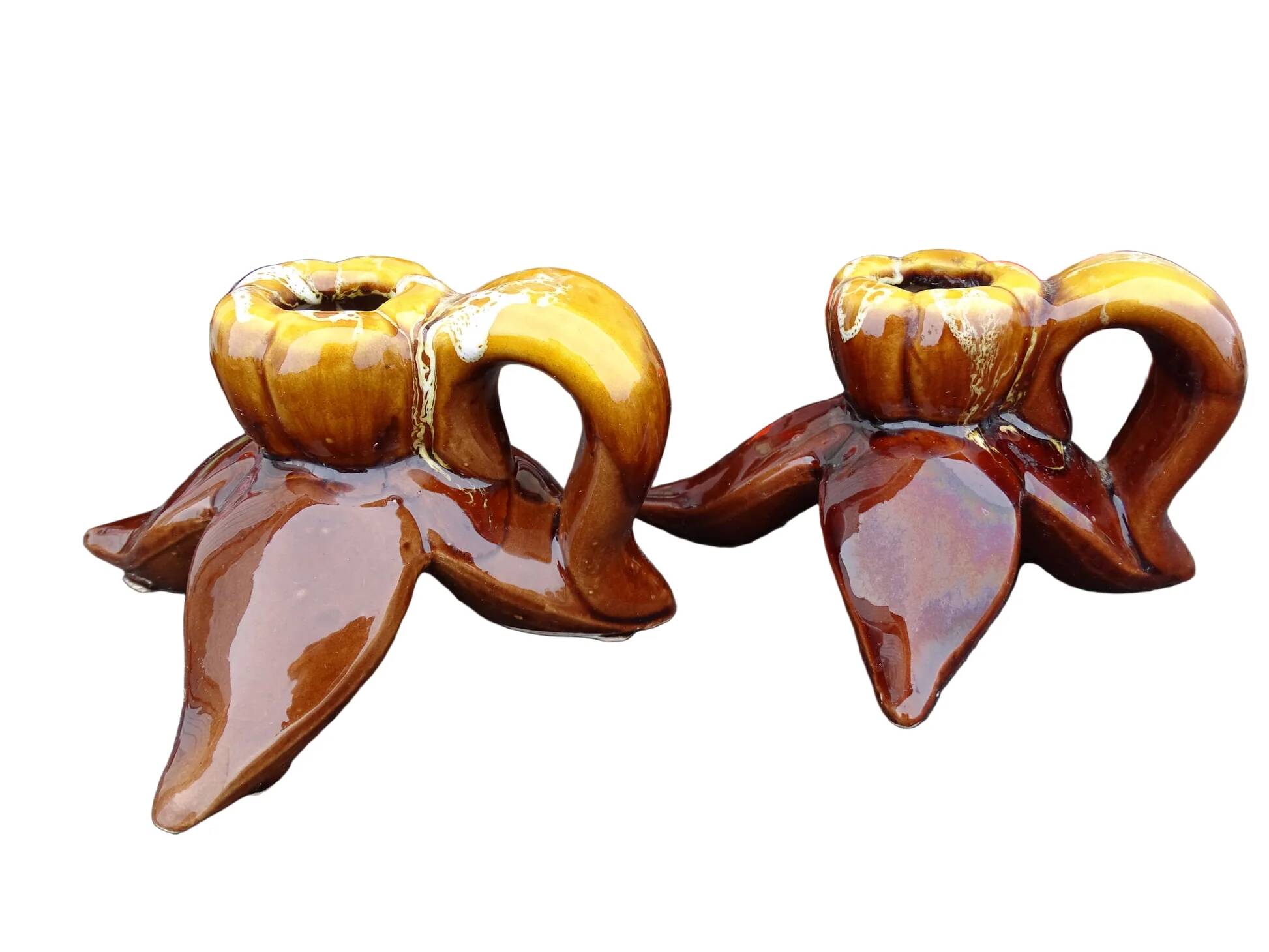 Collection de 8 pièces de faïence vintage française de Vallauris