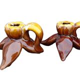 Collection de 8 pièces de faïence vintage française de Vallauris