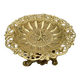 Large brass Art Nouveau fruit bowl