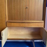 Highboard, living room furniture teak 60s vintage Danish