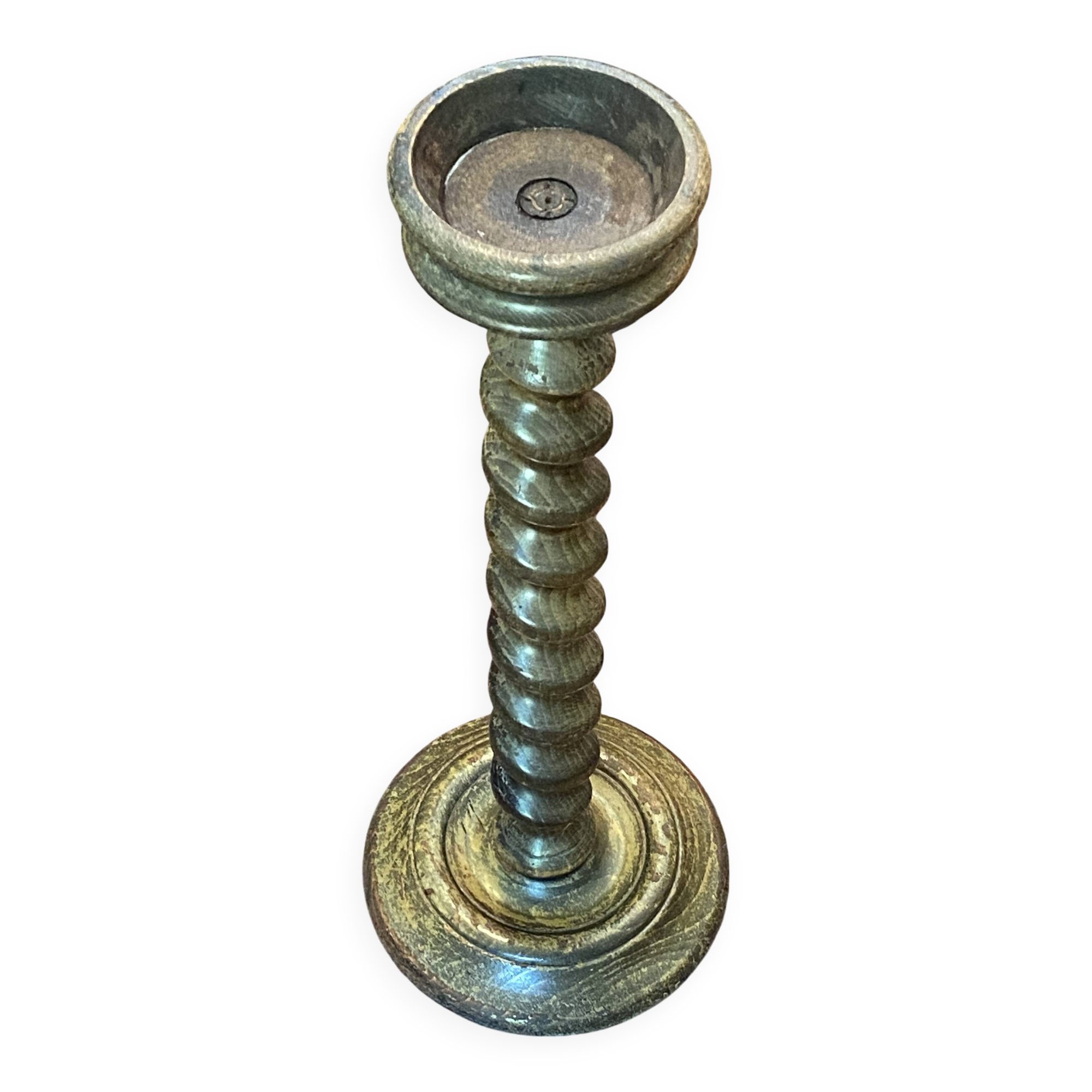 Colonne en bois touné