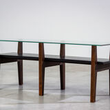 Belgian living room table is designed in a constructivist style of the 50s