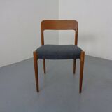 Model 75 Chair in Oak by Niels Otto Møller for J.L. Møllers, 1960s