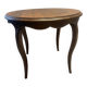 Table ronde table basse guéridon en bois vintage