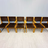 Set of six chairs