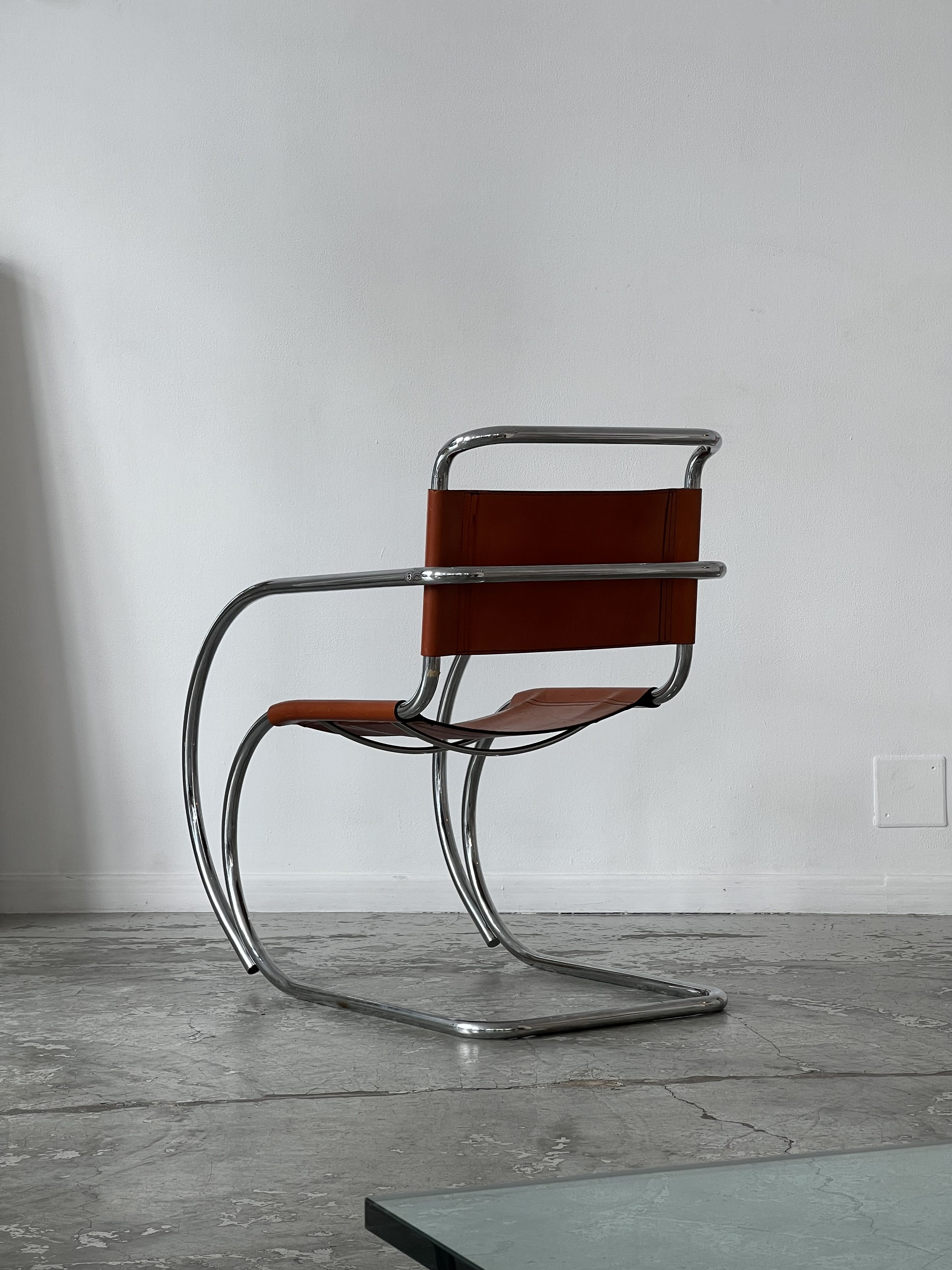 MR20 armchair by Ludwig Mies van der Rohe for Knoll international 60s