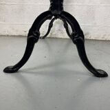 Marble and wrought iron bistro table