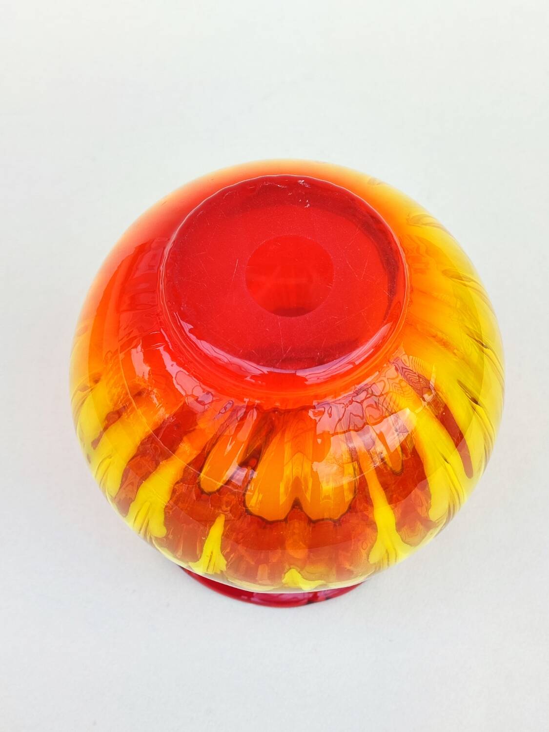 Vase en verre Ambré