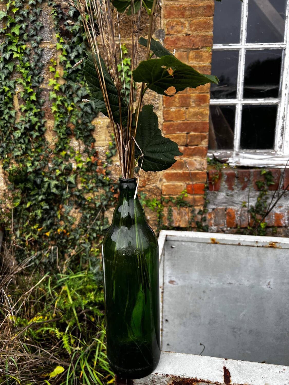Bouteilles en verre décoratives