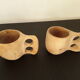 Natural and ecological wood cups