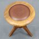 1950s Piano Bentwood Beech Stool, Czechoslovakia
