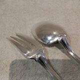 Silver plated stew spoon fork by Christofle Vendome