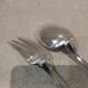 Silver plated stew spoon fork by Christofle Vendome