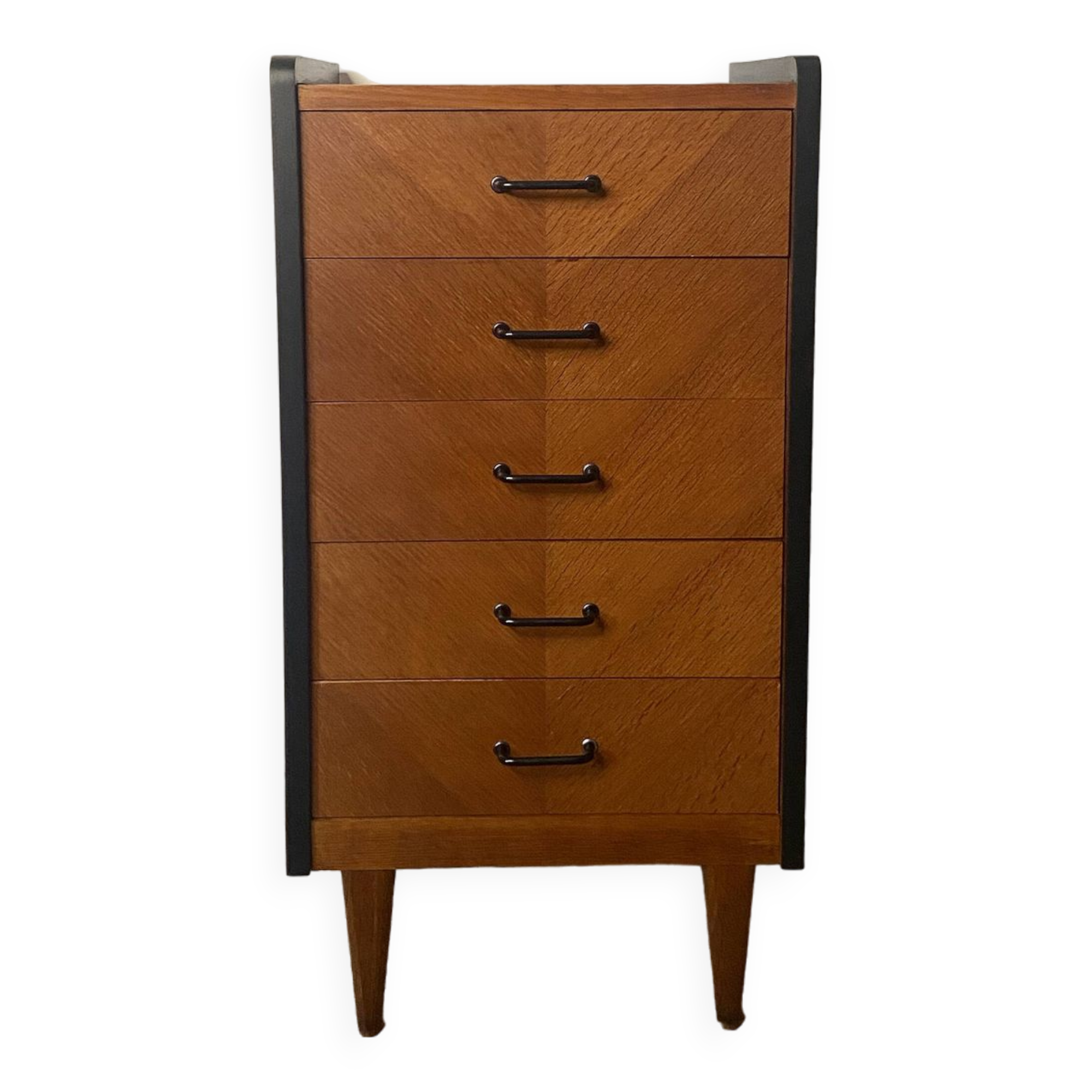 Vintage chiffonier chest of drawers 1950/1960 5 drawers