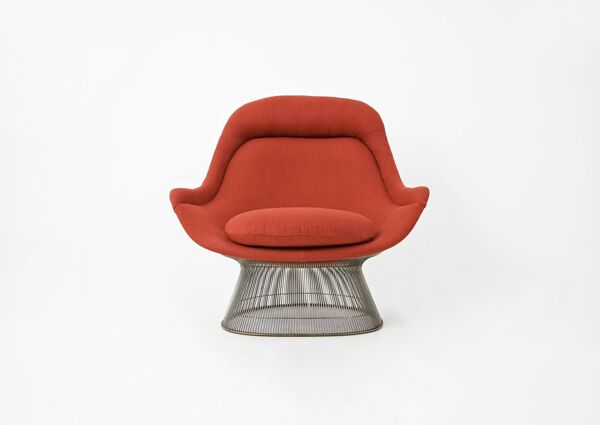 Fauteuil et repose-pieds par Warren Platner pour Knoll International, 1960s