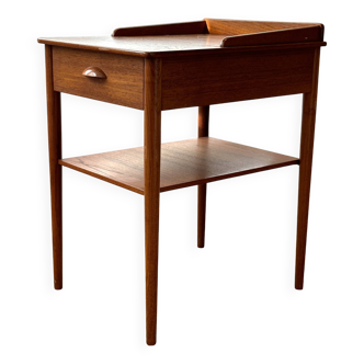 Scandinavian teak bedside table 60s