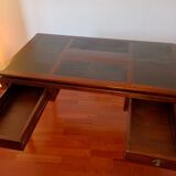 Handcrafted solid wood desk with 2 drawers