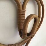 Sognot rattan coat rack 1950