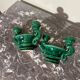 Pair of ceramic candlesticks