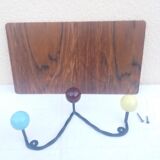 3-ball vintage coat holder