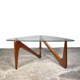 Zig-zag coffee table by Louis Sognot, 1950