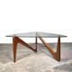 Table basse zig-zag par Louis Sognot, 1950