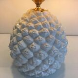 Designer pineapple lamp in porcelain