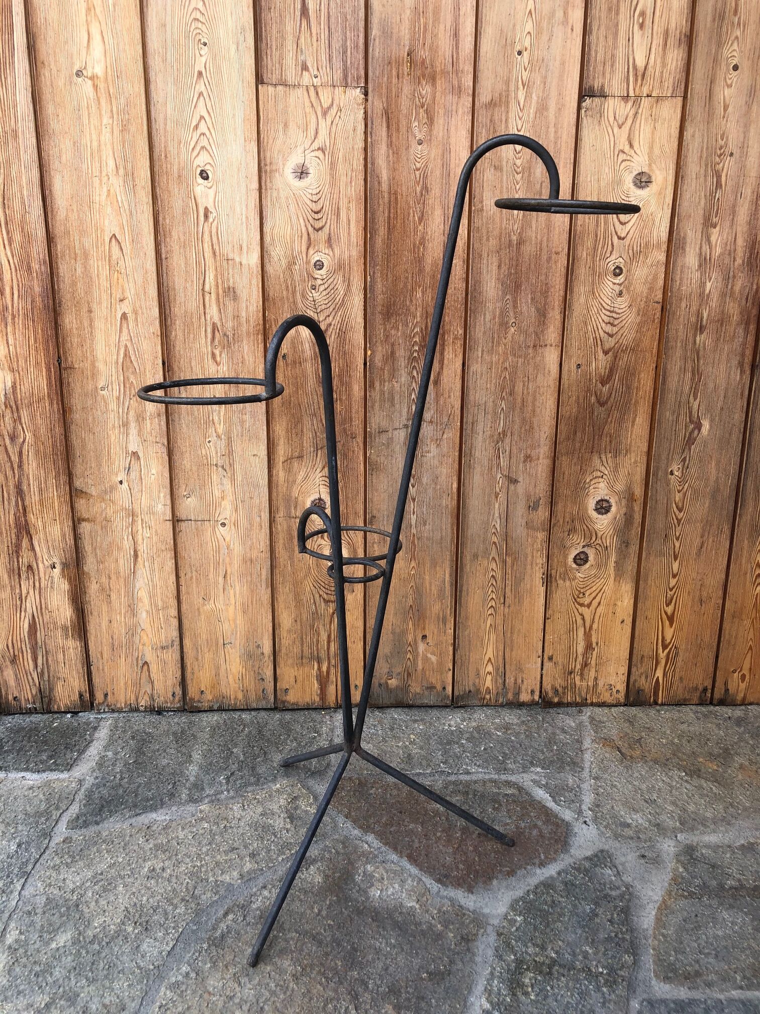 70's iron plant door