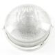 Industrial ceiling lamp, plastic metal, Poland, 1970s