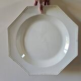 Plat octogonal perlé Montereau