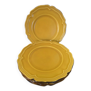 5 assiettes Dieulefit - terre