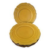 5 assiettes Dieulefit Milon terre vernissée