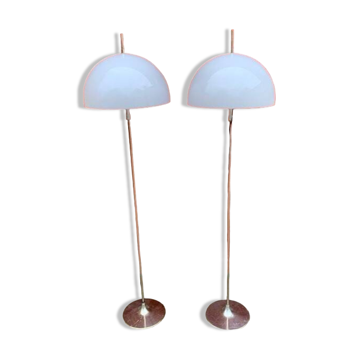 Pair of Lilux floor lamps - Sweden 70s